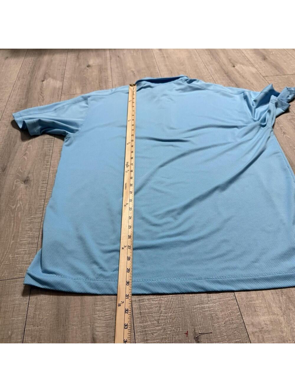 Nike Golf Fit-Dry Indianapolis Speedway Textured Blue Shirt 256488 490‎ Men’s XL - Picture 9 of 9